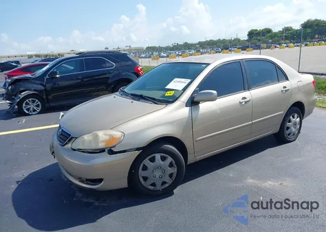 2006 Toyota Corolla Le из США, поврежденный, VIN 2T1BR32E96C567878